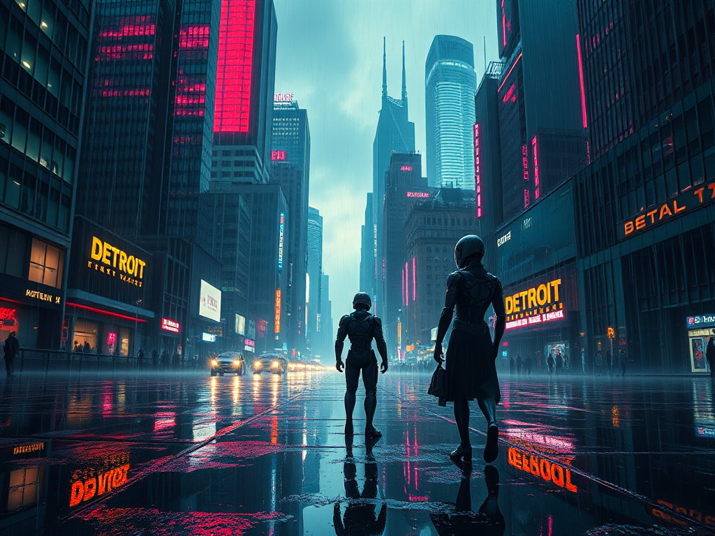 Cover image for   Le jeu Detroit: Become Human, son histoire, ses personnages et ses multiples fins 